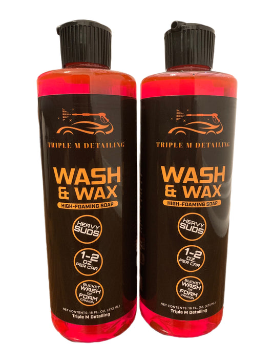 Wash & Wax 16 oz (2 bottles)